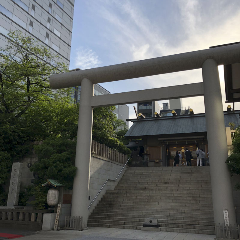 Shiba Daijingu's entrance.
